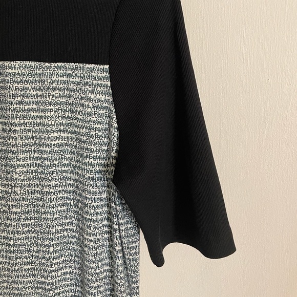 Féraud Mid Sleeve Turtle Neck Print Dress Knee-Length - Picture 7 of 13